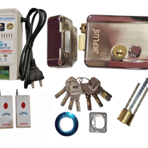 JKPLUS WIFI ELECTRONIC DOOR LOCK with white remote