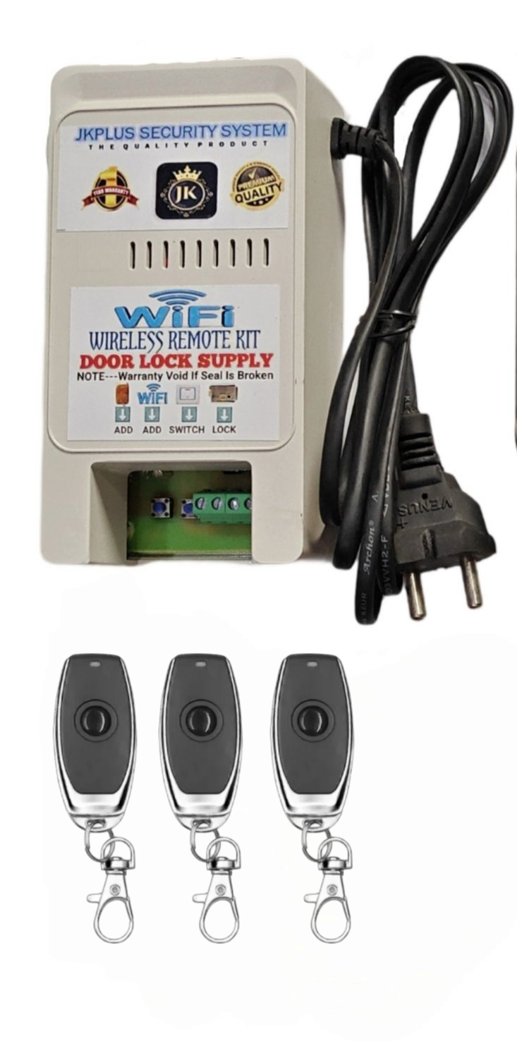 JKPLUS WIFI ELECTRONIC DOOR LOCK with black remote - Image 4