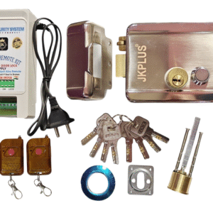 JKPlus Electronic Door Lock for House & Outdoor Main Gate with 3 Remote